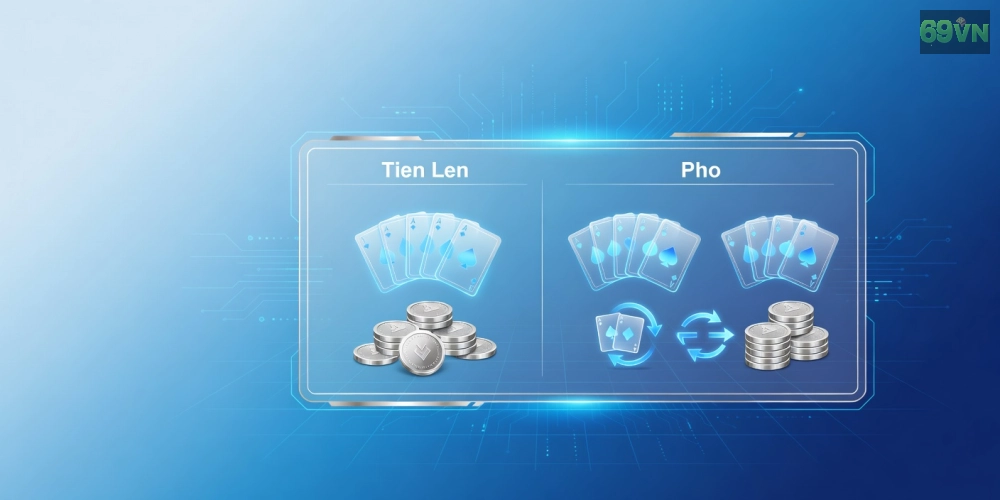 Hình minh họa khái niệm game bài đổi thưởng uy tín trên nền tảng 69vn với giao diện hiện đại.